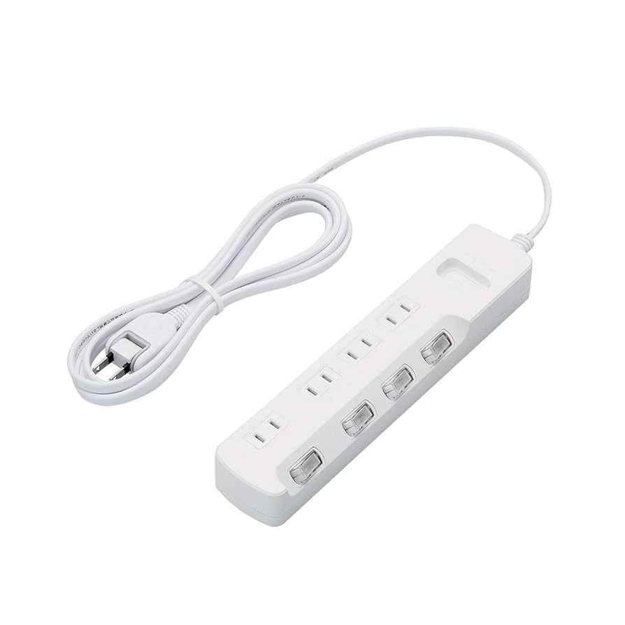 t@k6枚セット Amazon.co.jp: エレコム 電源タップ 雷ガード 個別スイッチ